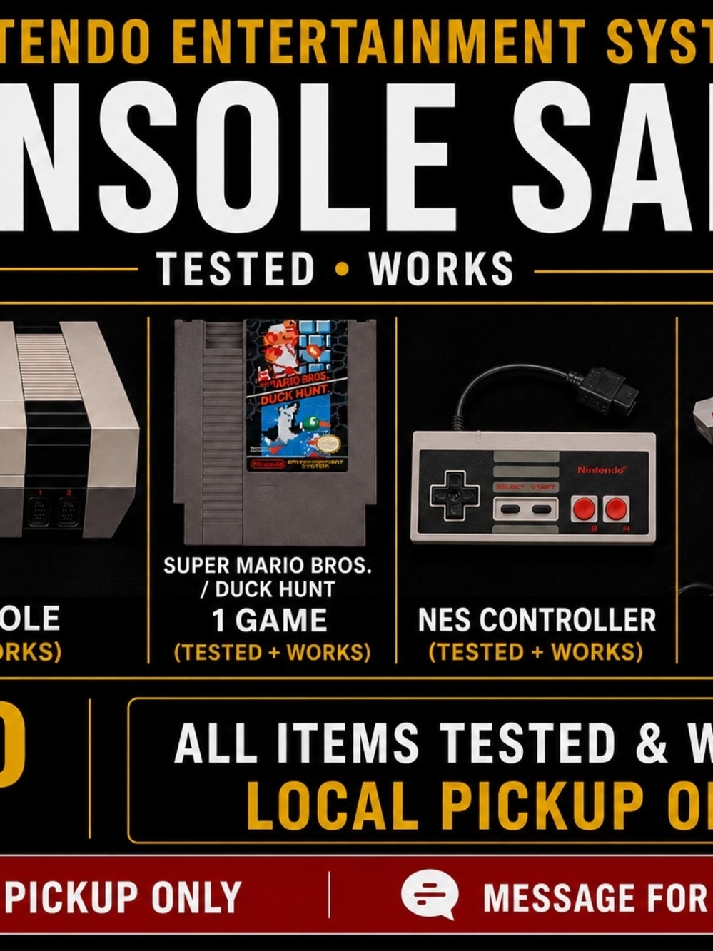Nintendo NES Wired Controller in Gray, Black & Red